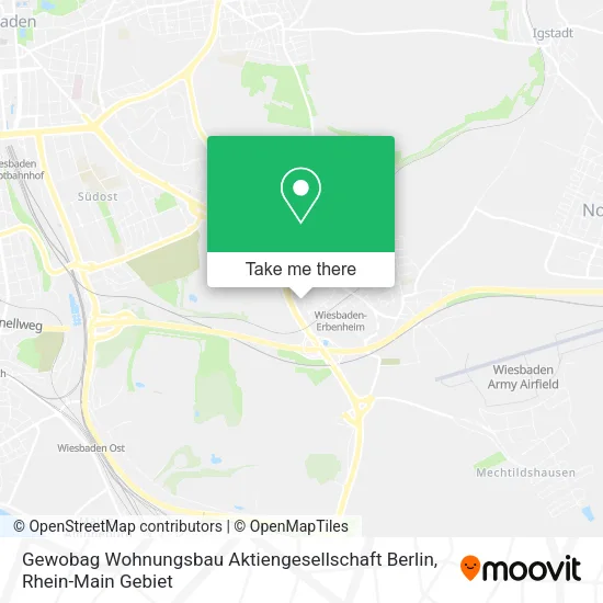 Gewobag Wohnungsbau Aktiengesellschaft Berlin map
