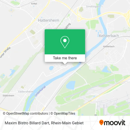 Карта Maxim Bistro Billard Dart