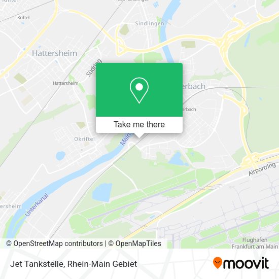Jet Tankstelle map