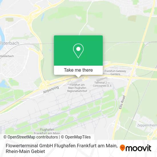 Карта Flowerterminal GmbH Flughafen Frankfurt am Main