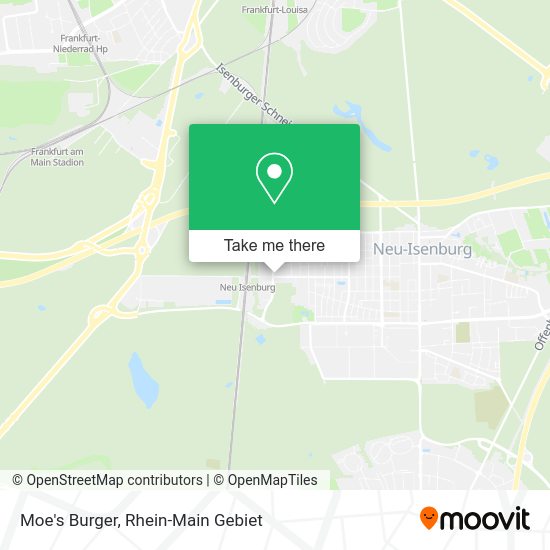 Карта Moe's Burger