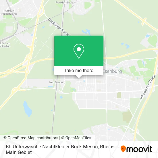 Карта Bh Unterwäsche Nachtkleider Bock Meson