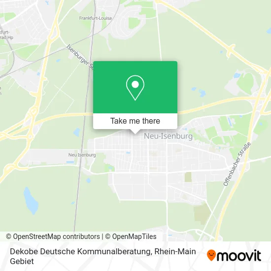 Карта Dekobe Deutsche Kommunalberatung