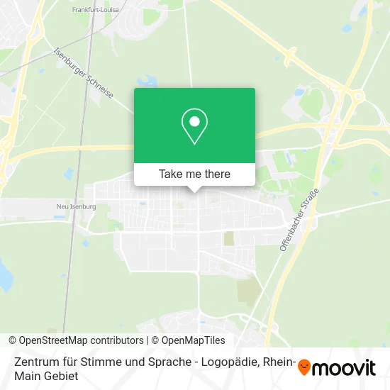 Карта Zentrum für Stimme und Sprache - Logopädie