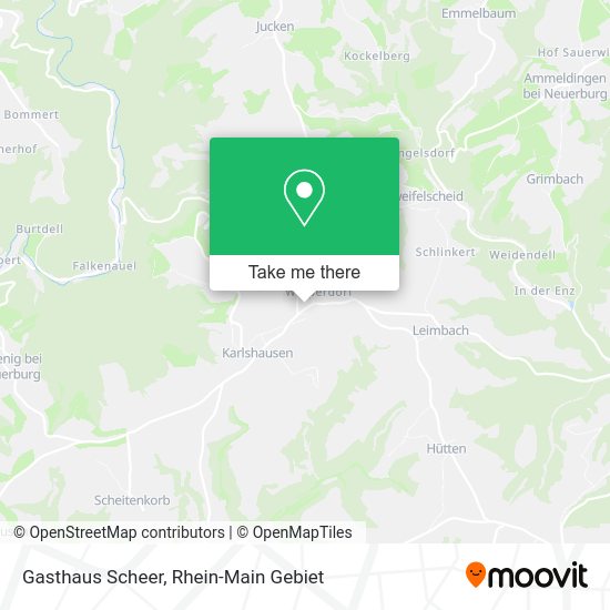 Карта Gasthaus Scheer