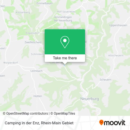Карта Camping in der Enz