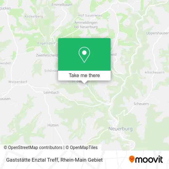 Карта Gaststätte Enztal Treff