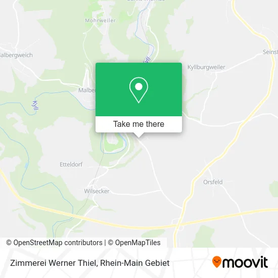Карта Zimmerei Werner Thiel