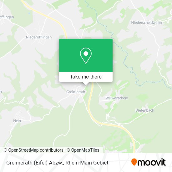 Карта Greimerath (Eifel) Abzw.