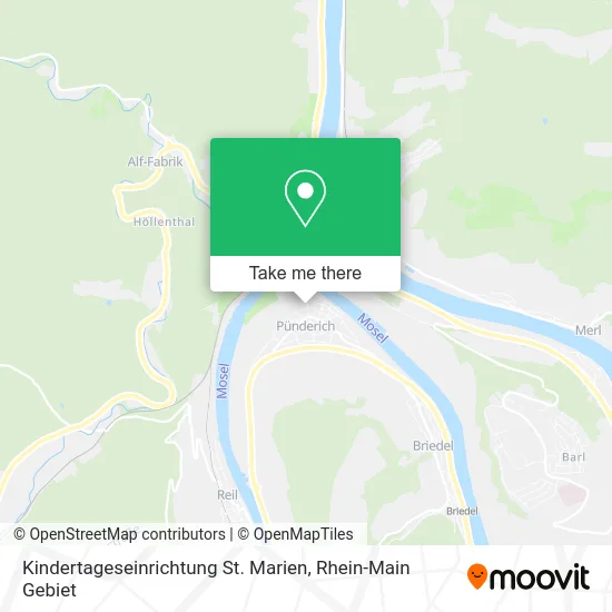 Карта Kindertageseinrichtung St. Marien