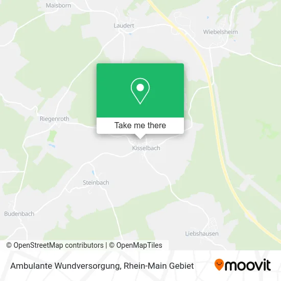 Карта Ambulante Wundversorgung