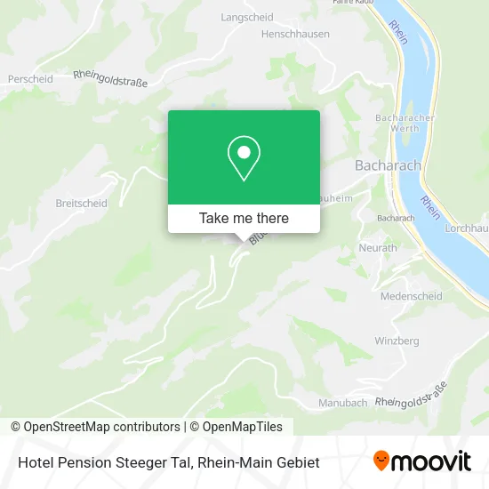 Hotel Pension Steeger Tal map