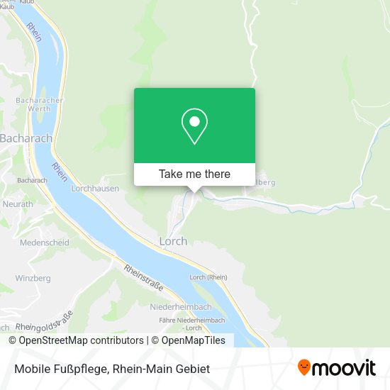 Карта Mobile Fußpflege