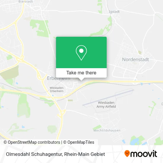 Карта Olmesdahl Schuhagentur