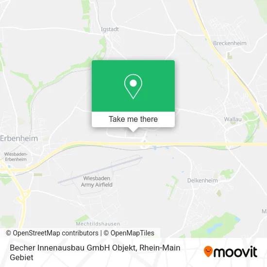 Карта Becher Innenausbau GmbH Objekt