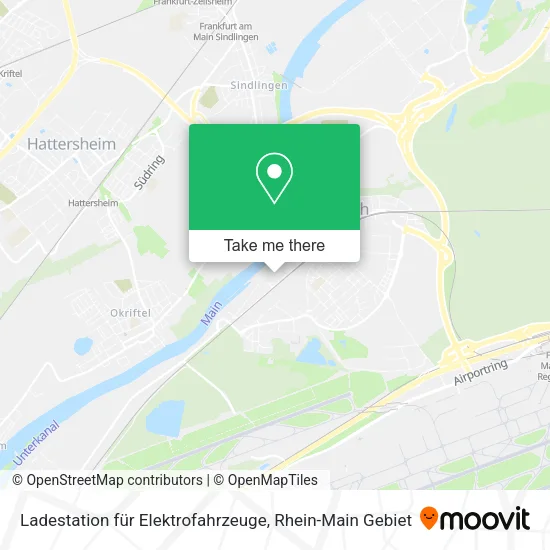 Карта Ladestation für Elektrofahrzeuge