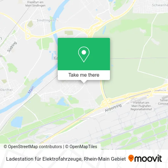 Карта Ladestation für Elektrofahrzeuge