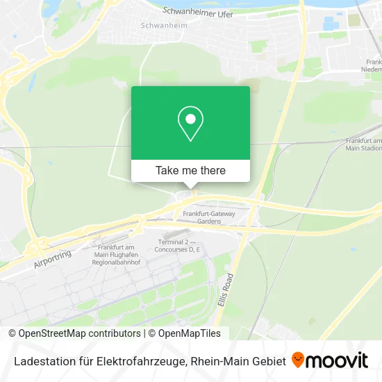 Карта Ladestation für Elektrofahrzeuge