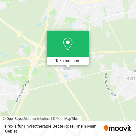 Карта Praxis für Physiotherapie Beate Rose