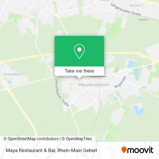 Карта Maya Restaurant & Bar