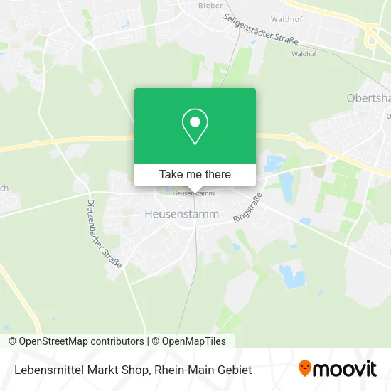 Карта Lebensmittel Markt Shop