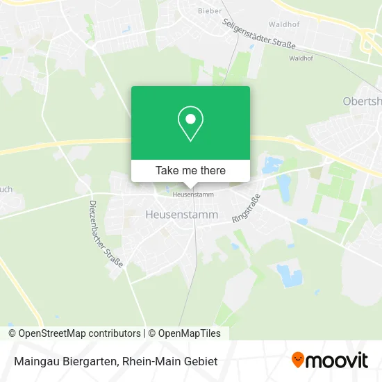Карта Maingau Biergarten
