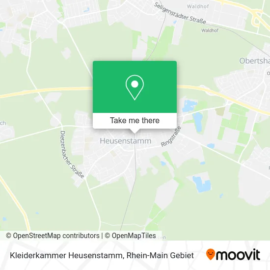 Карта Kleiderkammer Heusenstamm