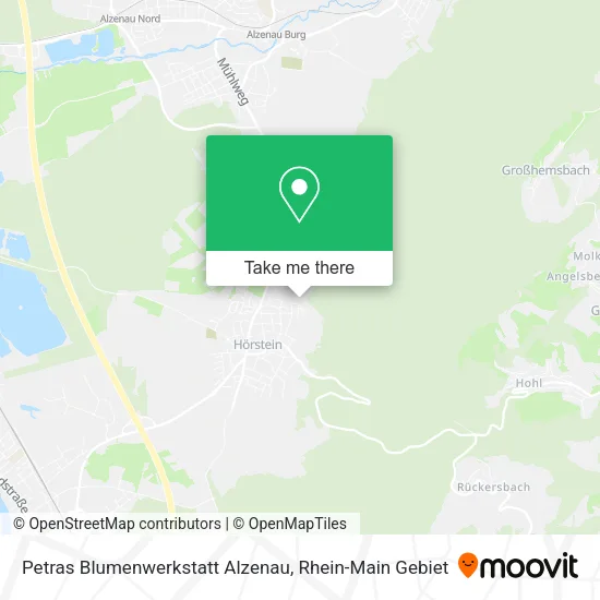 Карта Petras Blumenwerkstatt Alzenau