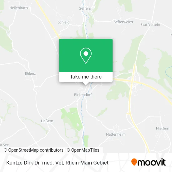 Карта Kuntze Dirk Dr. med. Vet