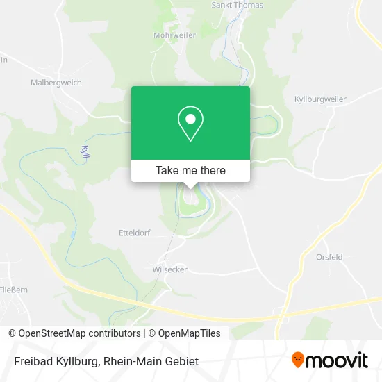 Карта Freibad Kyllburg
