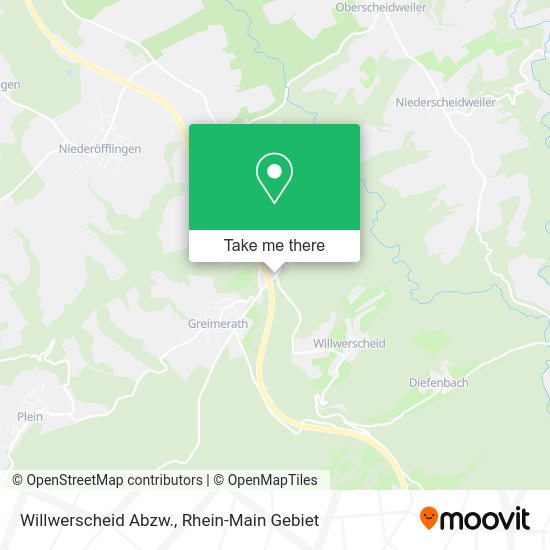 Карта Willwerscheid Abzw.