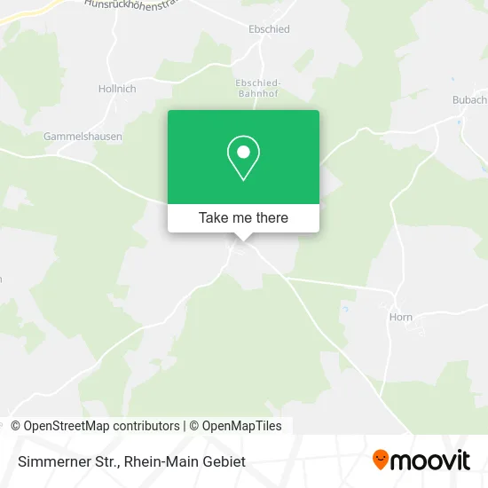 Simmerner Str. map