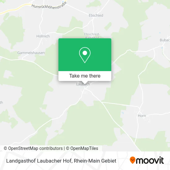 Landgasthof Laubacher Hof map
