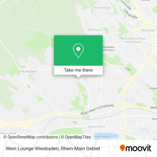 Карта Wein Lounge Wiesbaden