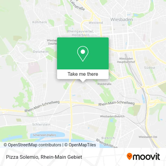Карта Pizza Solemio