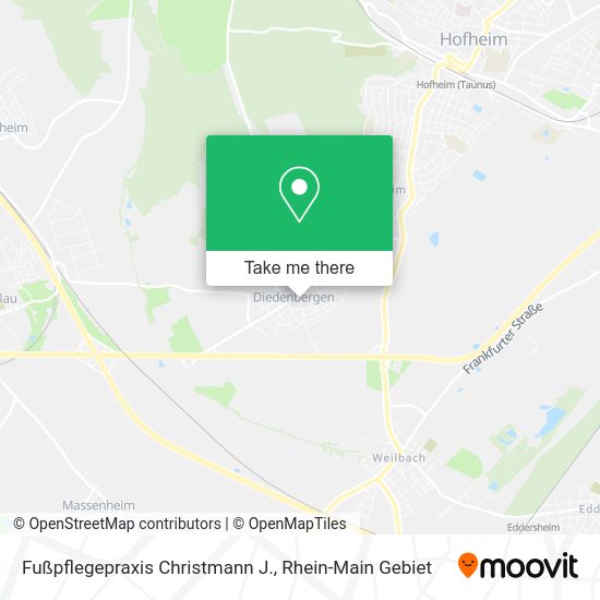 Карта Fußpflegepraxis Christmann J.