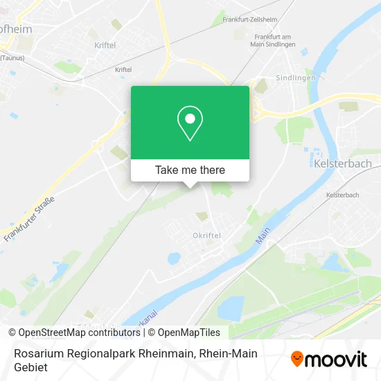 Карта Rosarium Regionalpark Rheinmain