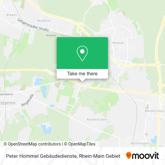 Карта Peter Hommel Gebäudedienste
