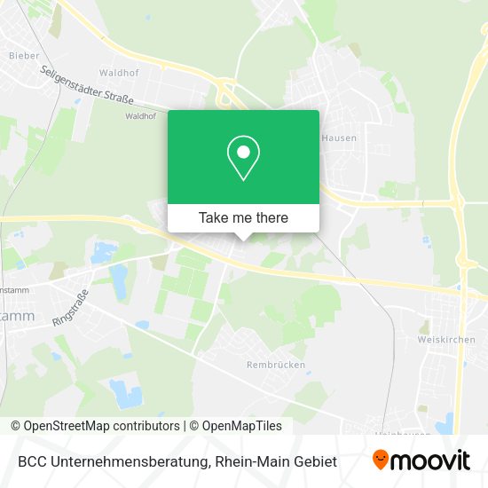 Карта BCC Unternehmensberatung