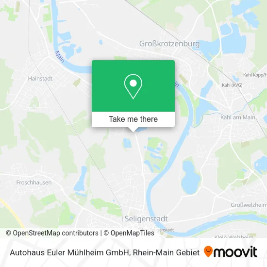 Карта Autohaus Euler Mühlheim GmbH