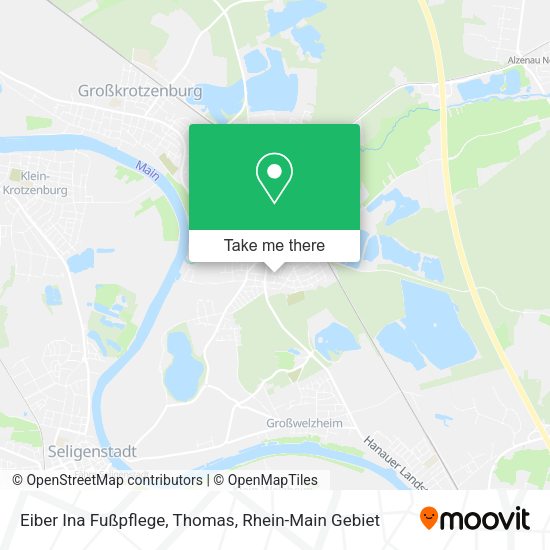 Карта Eiber Ina Fußpflege, Thomas