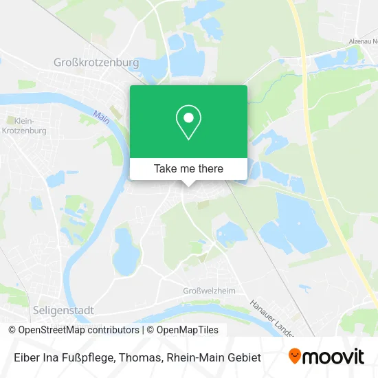 Карта Eiber Ina Fußpflege, Thomas