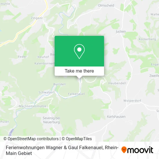 Карта Ferienwohnungen Wagner & Gaul Falkenauel