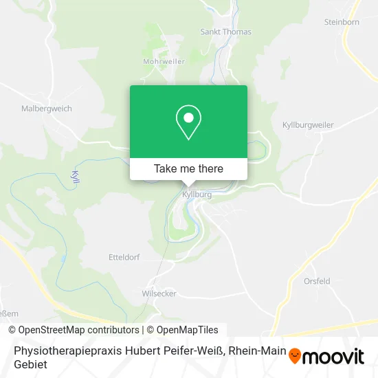 Карта Physiotherapiepraxis Hubert Peifer-Weiß