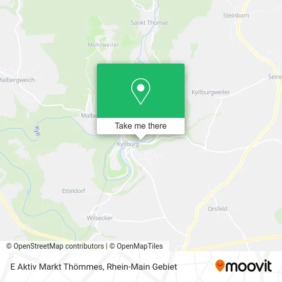 Карта E Aktiv Markt Thömmes