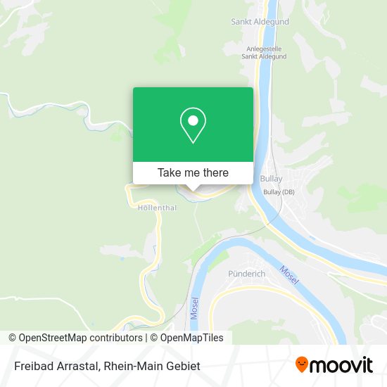 Карта Freibad Arrastal