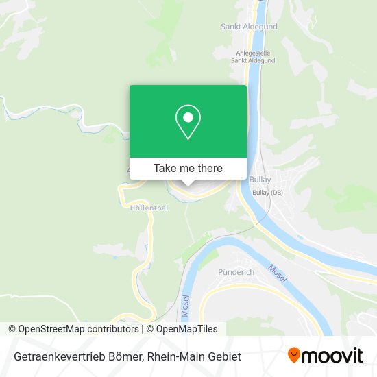 Карта Getraenkevertrieb Bömer