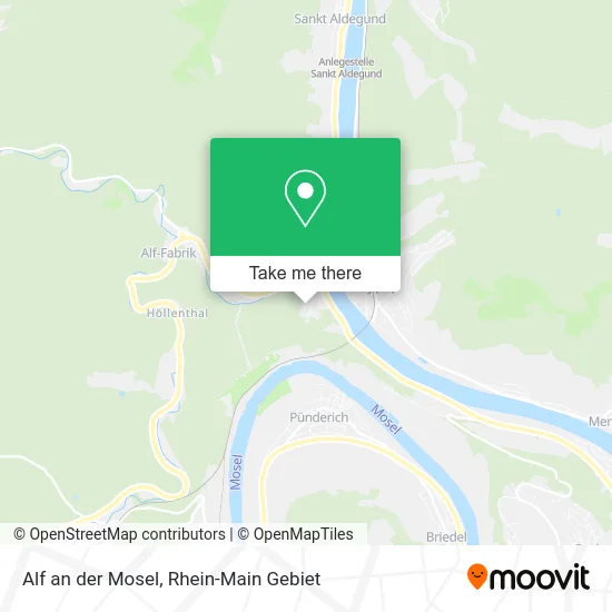 Карта Alf an der Mosel
