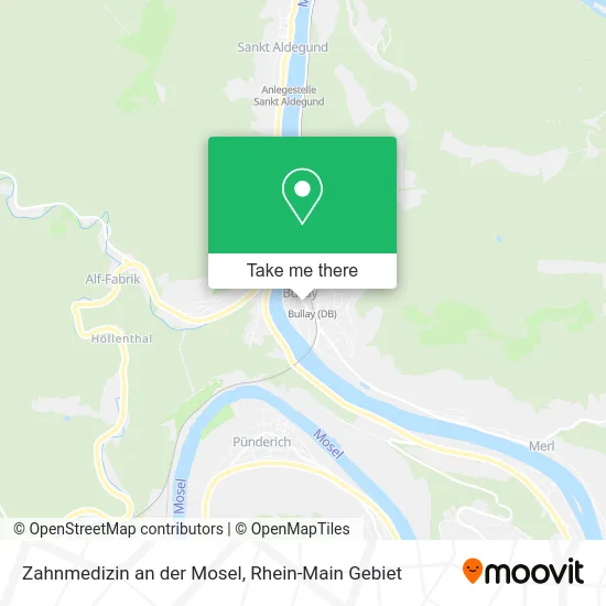 Карта Zahnmedizin an der Mosel
