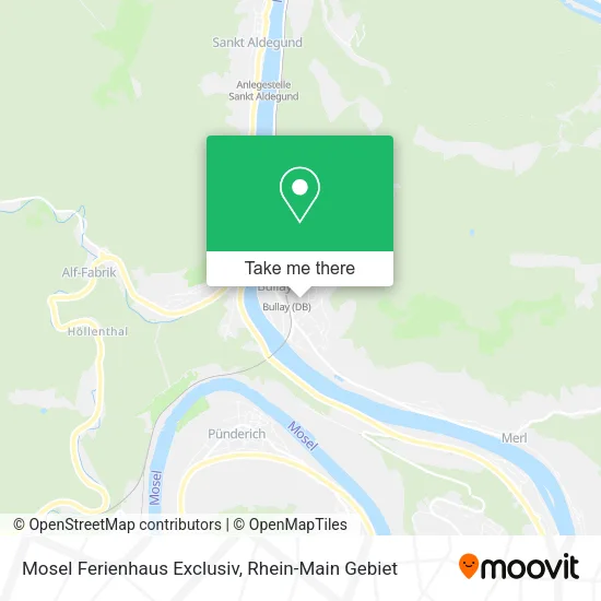 Карта Mosel Ferienhaus Exclusiv